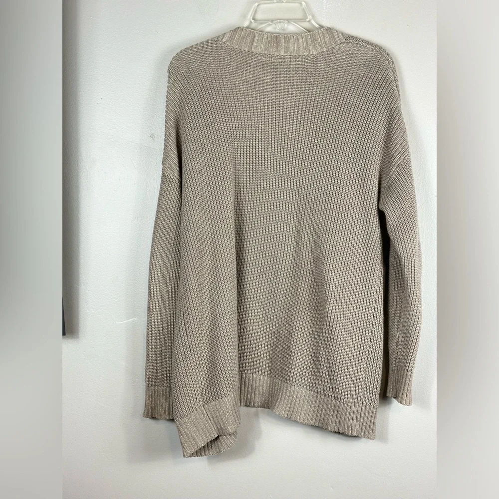 A.N.A medium cardigan sweater 22 p2p 28” length front pockets preowned - Picture 2 of 6